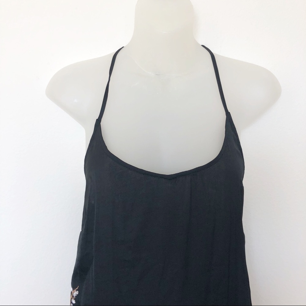 Lucky Brand Womens Zen Garden Floral Embroidered Swim Cover Up Slip Dress XS - Picture 5 of 9